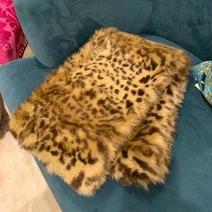 Leopard scarf/wrap- used once.